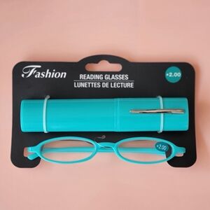 Turquoise Reading Glasses